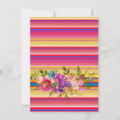 回転木馬馬の赤ちゃんシャワー招待 招待状 (裏面)