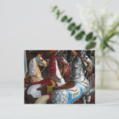 回転木馬馬はがき ポストカード (スタンド正面)