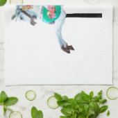 「回転木馬馬キッチンタオル」 キッチンタオル (折り畳み)