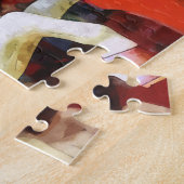 回転木馬馬クローズアップ ジグソーパズル (側面)