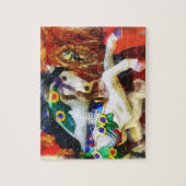 回転木馬馬クローズアップ ジグソーパズル (縦)