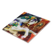 回転木馬馬クローズアップ タイル (側面)