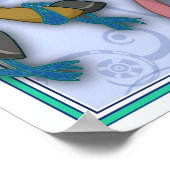 回転木馬馬ポスター ポスター (角)