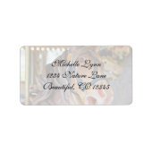 回転木馬馬住所 ラベル (正面)