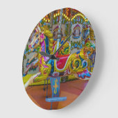 回転木馬馬壁時計 ラージ壁時計 (傾斜)