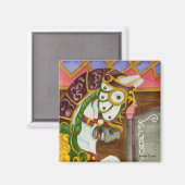 回転木馬馬磁石 マグネット (正面/裏面)