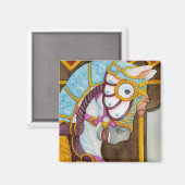 回転木馬馬磁石 マグネット (正面/裏面)