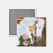 回転木馬馬磁石 マグネット (正面/裏面)