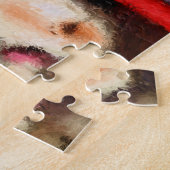 回転木馬馬絵画印象派 ジグソーパズル (側面)