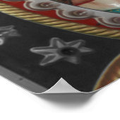 回転木馬馬鏡部分色 ポスター (角)