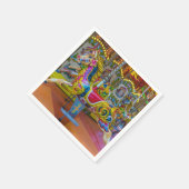 回転木馬馬 スタンダードカクテルナプキン (角)