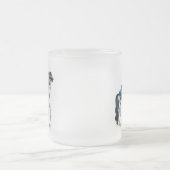 回転木馬馬 フロストグラスマグカップ (中央)