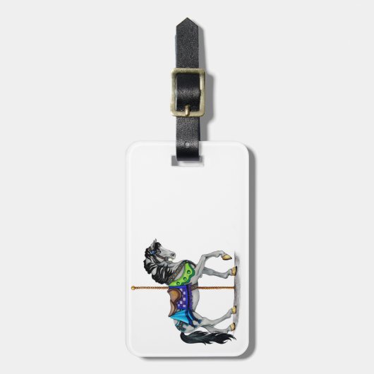 回転木馬馬 ラゲッジタグ (正面縦)