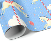 回転木馬馬 ラッピングペーパー (ロールコーナー)