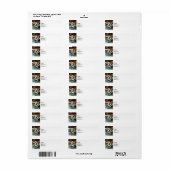 回転木馬馬 ラベル (フルシート)