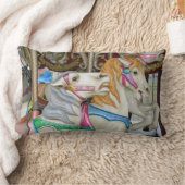 回転木馬馬 ランバークッション (ブランケット)