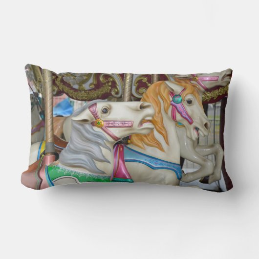 回転木馬馬 ランバークッション (正面)