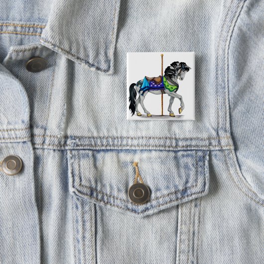 回転木馬馬 缶バッジ (インサイチュ)