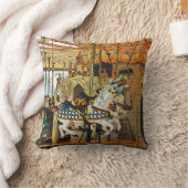 回転木馬魔法メリー--go-round クッション (ブランケット)