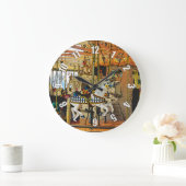 回転木馬魔法メリー--go-round ラージ壁時計 (ホーム)