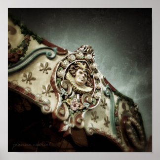 回転木馬1角形ポスター ポスター