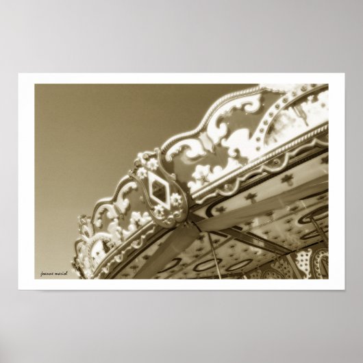 回転木馬10プリント ポスター (正面)