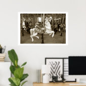 回転木馬41ポスタープリント ポスター (ホームオフィス)