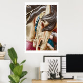 回転木馬53ポスタープリント ポスター (ホームオフィス)