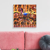 回転木馬 キャンバスプリント (インサイチュ (リビング))