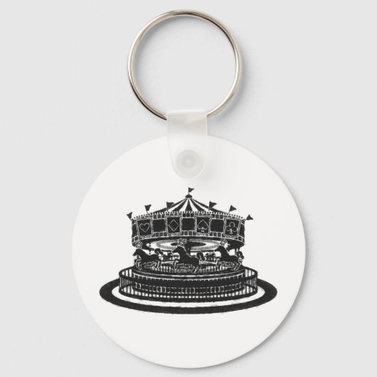回転木馬 キーホルダー (正面)