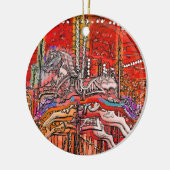 回転木馬 セラミックオーナメント (左)