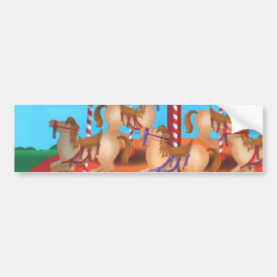 回転木馬 バンパーステッカー
