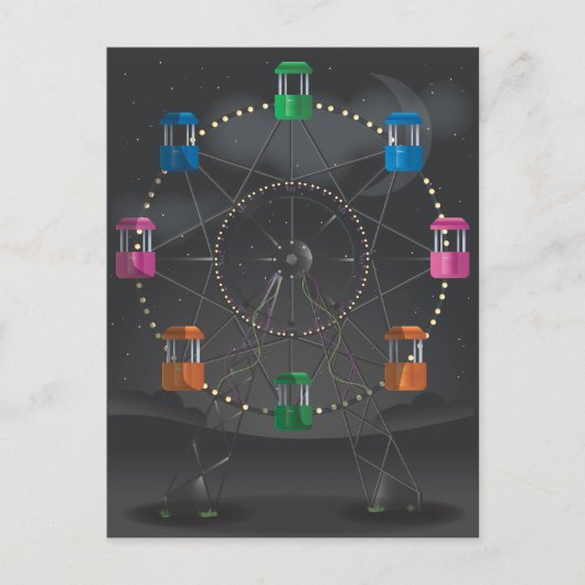 回転木馬 ポストカード (正面)