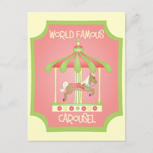 回転木馬 ポストカード (正面)