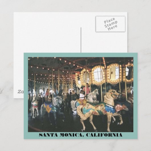 回転木馬 ポストカード (正面/裏面)