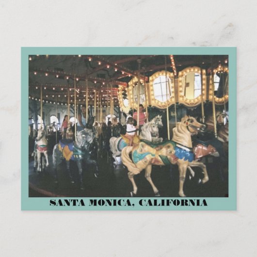 回転木馬 ポストカード (正面)
