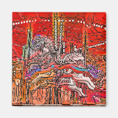 回転木馬 マグネット (正面)