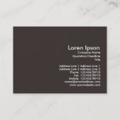 回転木馬、小型写真 名刺 (裏面)