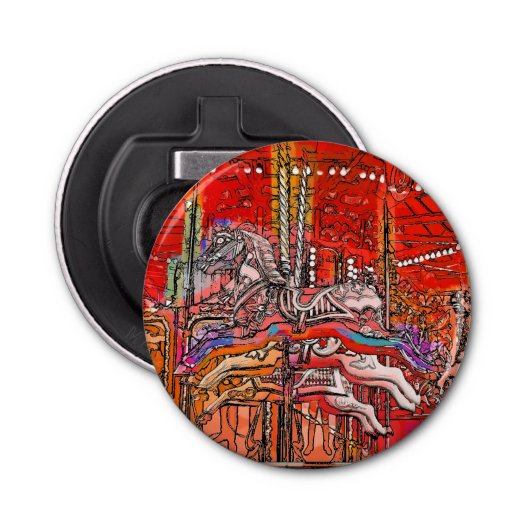 回転木馬 栓抜き (正面)