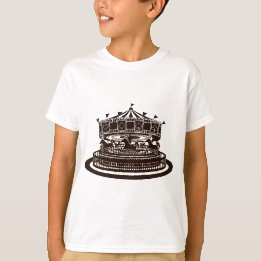 回転木馬 Tシャツ (正面)