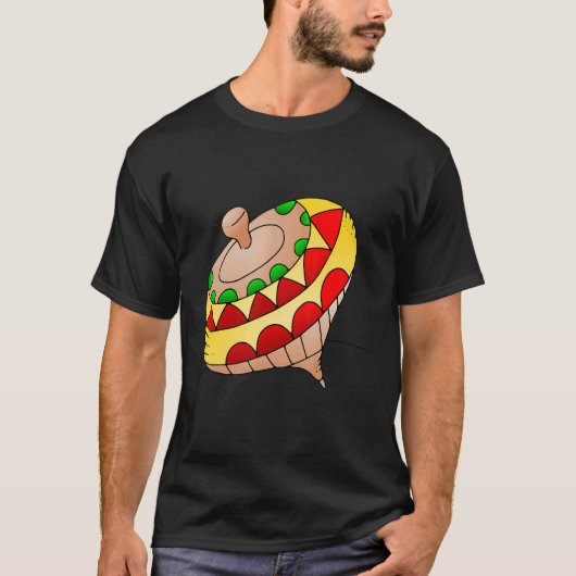 回転玩具トップ Tシャツ (正面)