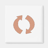 回転矢印 マグネット (正面)