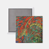 回転絵を描ドア磁石 マグネット (正面/裏面)