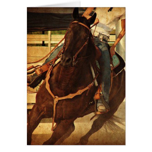 回転西部の馬 (正面)