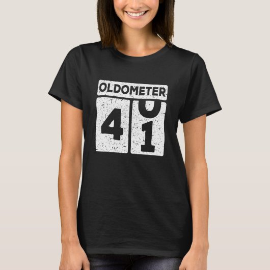 回転計40 41 41誕生日 Tシャツ (正面)