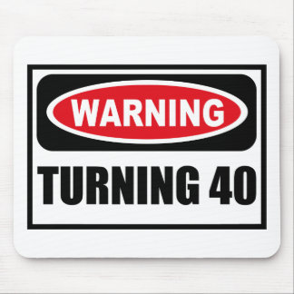 回転40マウスパッドの警告 マウスパッド