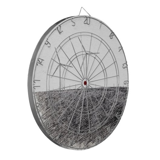 回転 ダーツボード (正面左)