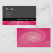 回転-ピンク 名刺 (正面/裏面)