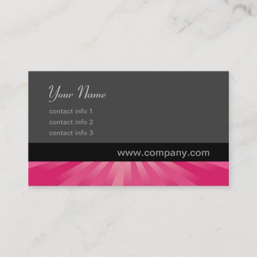 回転-ピンク 名刺 (正面)