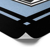 回転（黒）灰色（赤） ポスター (角)